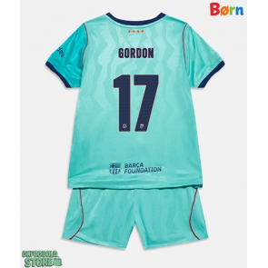 Barcelona Anthony Gordon #17 Replika Babytøj Tredje sæt Børn 2026-27 Kortærmet (+ Korte bukser)